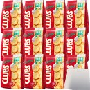 Lorenz Clubs gesalzene Party Cracker VPE (12x200g Packung) + usy Block