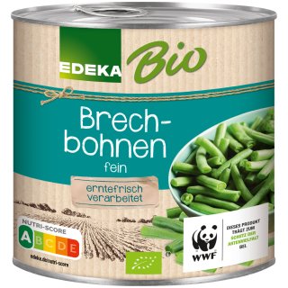 Edeka Bio Brechbohnen fein sortiert (400g Dose)