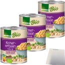 Edeka Bio Kichererbsen mild-nussiger Geschmack 3er Pack...