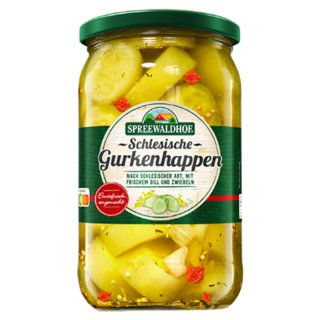 Spreewaldhof Schlesische Gurkenhappen (530g Glas)