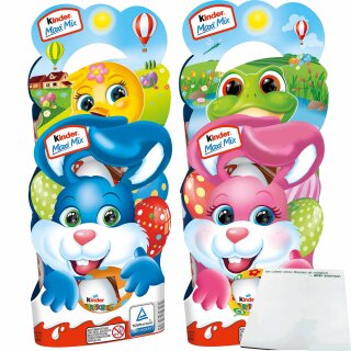 Kinder Maxi Mix OHNE MOTIVWAHL 2er Pack (2x157g Packung) + usy Block