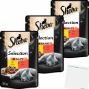 Sheba Selection in Sauce mit Huhn & Rind 3er Pack...
