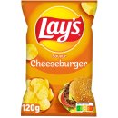 Lays Saveur Cheeseburger Chips (120g Beutel)