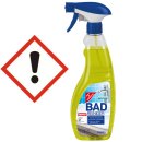 Gut&Günstig Badreiniger wirksam gegen Kalk und Schmutz 6er Pack (6x1 Liter Flasche) + usy Block