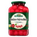 Spreewaldhof Kaiserkirschen ohne Stein gezuckert 3er Pack (3x680g Glas) + usy Block