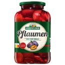 Spreewaldhof Pflaumen halbe Frucht 3er Pack (3x680g Glas) + usy Block