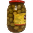 Fruyper Grüne Oliven Mariniert mit Kern 3er Pack (3x600g Glas ATG) + usy Block