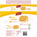 Coppenrath Butter Cookies Hausgebäck 6er Pack (6x200g Packung) + usy Block