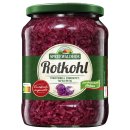 Spreewaldhof Rotkohl traditionell zubereitet 3er Pack (3x680g Glas) + usy Block