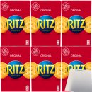 Ritz Cracker Salzgebäck perfekt auch zu Dips 6er Pack (6x200g Packung) + usy Block