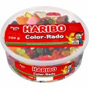 Haribo Color-Rado Fruchtgummi Lakritz Mischung 3er Pack (3x750g Runddose) + usy Block