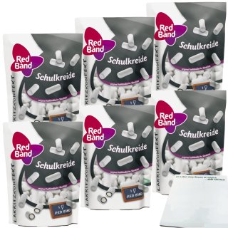Red Band Schulkreide 6er Pack (6x175g Beutel) + usy Block