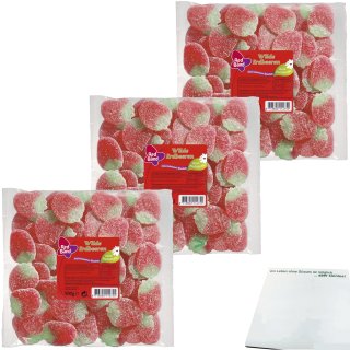 Red Band Wilde Erdbeeren 3er Pack (3x500g Beutel) + usy Block