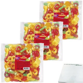 Red Band Fruchtgummi Schnuller 3er Pack (3x500g Beutel) + usy Block