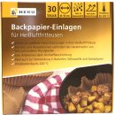 Heku Backpapier-Einlagen für Heißluftfritteusen 6er Pack (6x30 Stück) + usy Block