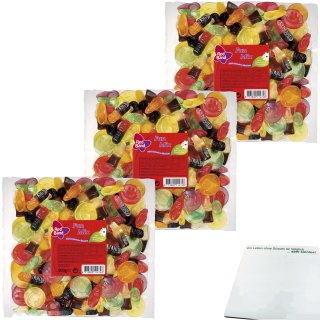 Red Band Fun Mix 3er Pack (3x500g Beutel) + usy Block