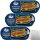 Appel Filetierte Bratheringe in würzigem Aufguss goldbraun gebraten 3er Pack (3x325g Dose) + usy Block