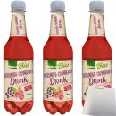Edeka Bio Holunder-Cranberry Drink 3er Pack (3x500ml Flasche DPG) + usy Block