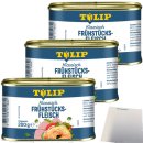 Tulip Klassisch Frühstücksfleisch 3er Pack (3x200g Dose) + usy Block