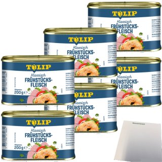 Tulip Klassisch Frühstücksfleisch 6er Pack (6x200g Dose) + usy Block