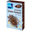 Kölln Knusper Schoko feinherb Hafer Müsli 30% weniger Fett 3er Pack (3x500g Packung) + usy Block