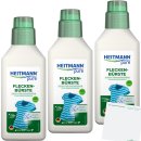 Heitmann Pure Flecken-Bürste Intensive Waschvorbehandlung 3er Pack (3x250ml Flasche) + usy Block
