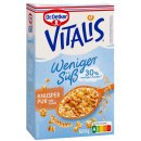 Dr. Oetker Vitalis Knusper weniger Zucker 3er Pack (3x600g Packung) + usy Block