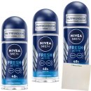 Nivea Men Roll-On Fresh Active Deoroller 3er Pack (3x50ml) + usy Block