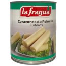 la fragua Corazones de Palmito Palmherzen geschält...