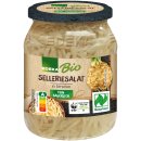 Edeka Bio Selleriesalat in Streifen geschnitten 6er Pack (6x330g Glas) + usy Block