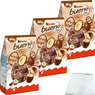 Kinder Bueno Eggs Ostern 3er Pack (3x80g Beutel) + usy Block
