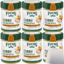 Fuchs Curry English Style gemahlen 6er Pack (6x60g Streuer) + usy Block