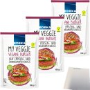 Edeka my Veggie Vegane Trockenmischung Burger 3er Pack (3x100g Packung) + usy Block