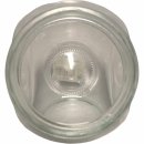 usy Bonboniere aus Glas 450ml Volumen Größe L 2er Pack + usy Block