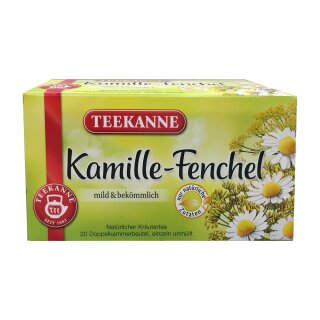 Teekanne Kamille-Fenchel 20er (40g Packung)