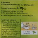 Teekanne Kamille-Fenchel (20 Beutel)