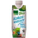 Edeka Bio Kokoswasser kalorienarm fettfrei ohne Zuckerzusatz (330ml Packung)