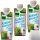 Edeka Bio Kokoswasser kalorienarm fettfrei ohne Zuckerzusatz 3er Pack (3x330ml Packung) + usy Block