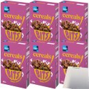 Kölln Cereals Bits mit dunkler Kakaocremefüllung 6er Pack (6x375g Packung) + usy Block