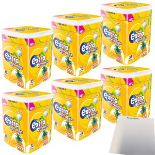 Wrigleys Extra Refreshers Tropical Kaugummi 6er Pack (6x35 Stck. Dose) + usy Block