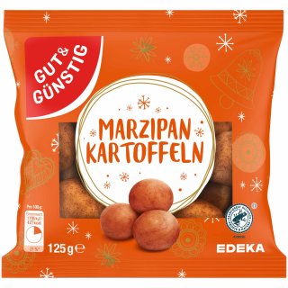 Gut&Günstig Marzipan Kartoffeln 125g MHD 30.04.2024 Restposten Sonderpreis