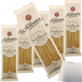 La Molisana Nudeln Linguine N°6 6er Pack (6x500g Packung) + usy Block