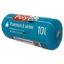 Pely Müllbeutel Praktisch und Sicher 6er Pack (6x40x10l Beutel) + usy Block