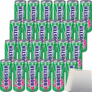 Booster Energy Drink Kaktusfrucht VPE (24x0,33l Dose DPG) + usy Block