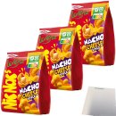 NicNacs Nacho Cheese Style Limited Edition 3er Pack (3x110g Packung) + usy Block