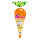 hitschies brizzl Ufos Happy Carrot Oblaten-Kapseln mit Brausefüllung und frischen Zitrusgeschmack 3er Pack (3x75g Packung) + usy Block