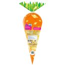 hitschies brizzl Ufos Happy Carrot Oblaten-Kapseln mit Brausefüllung und frischen Zitrusgeschmack 3er Pack (3x75g Packung) + usy Block