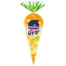 hitschies brizzl Ufos Happy Carrot Oblaten-Kapseln mit Brausefüllung und frischen Zitrusgeschmack 3er Pack (3x75g Packung) + usy Block
