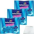 hitschies Blue Edition Dragierte Kaubonbons Sorte blaue Himbeere 3er Pack (3x210g Packung) + usy Block