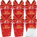 Ferrero Mon Cheri Geschenk 6er Pack (6x126g Packung) + usy Block